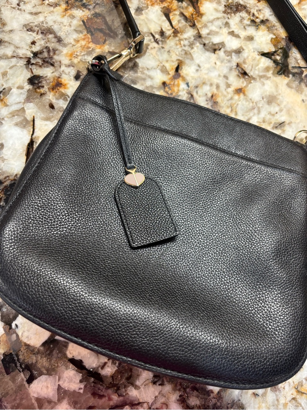 kate spade Black Pebbled Leather Crossbody Bag - Picture 9 of 17